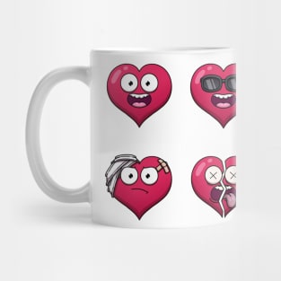 Funny Hearts Mug